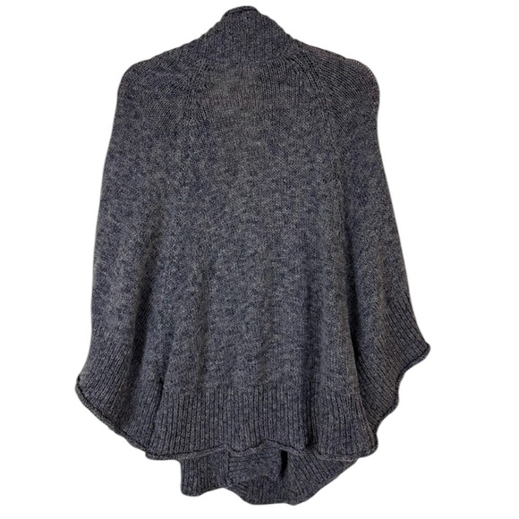 Soft Surroundings Brown Heather Cotton Cape Marled Single Button Cardigan (S/M) - Picture 2 of 15